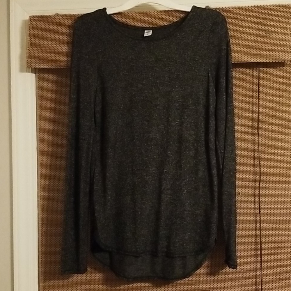 Two Old Navy Tall Plush Long Sleeve Shirts